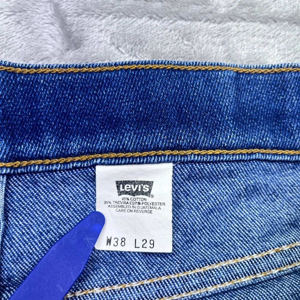 VTG Levi's 852‎ Orange Tab Mens Jeans Sz 38 Fits 35